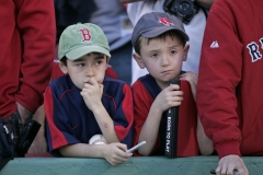 Young Boston Red Sox Fans Opening Day