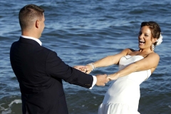 Bride by the Ocean