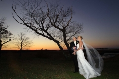 Sunset Bride & Groom